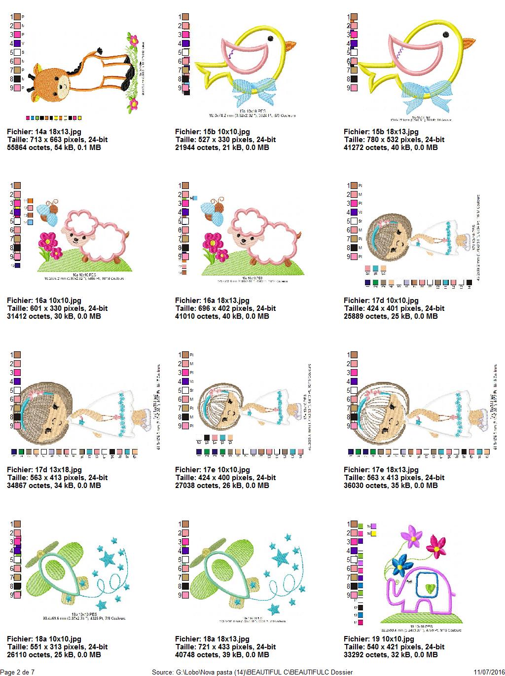 Pacote De Matrizes Infantil